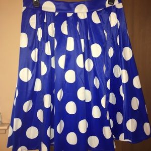 Polka Dot Swing Skirt